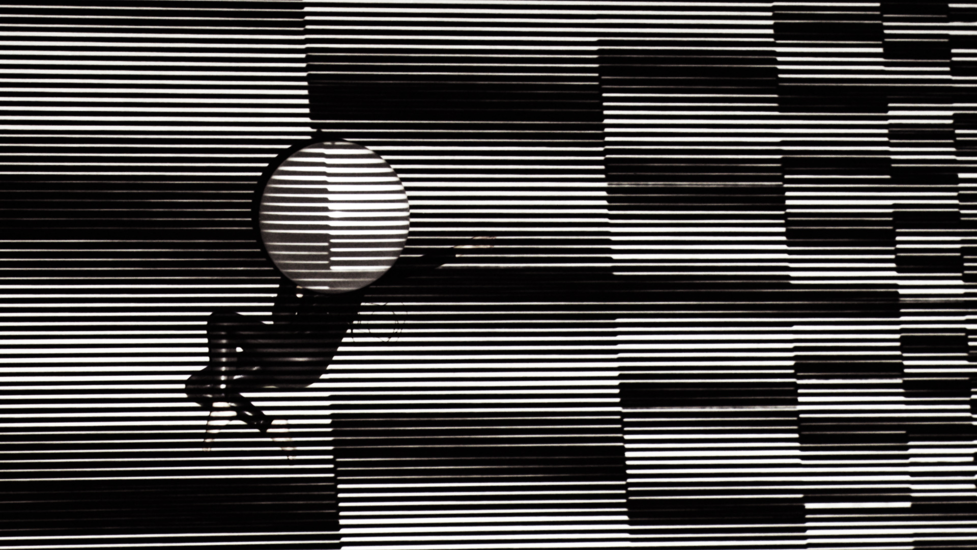 Holiday Rave Installation, Projection and Choreography - Moire Body with Balloon