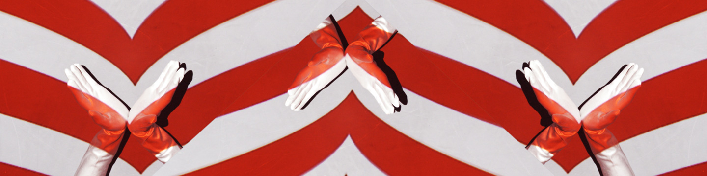 Holiday Rave Installation, Projection and Choreography - Striped Hands
