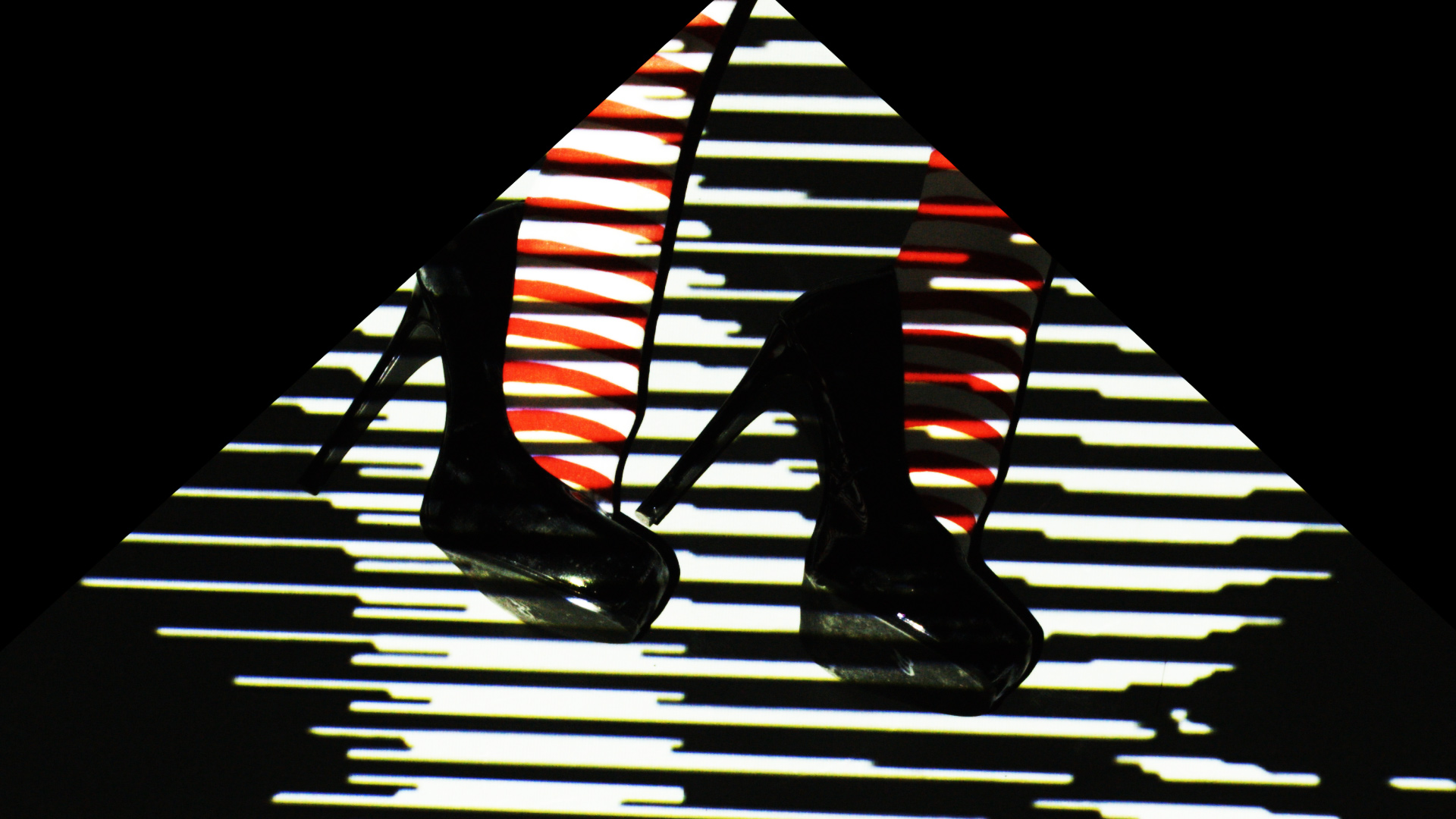Holiday Rave Installation, Projection and Choreography - Moire Feet