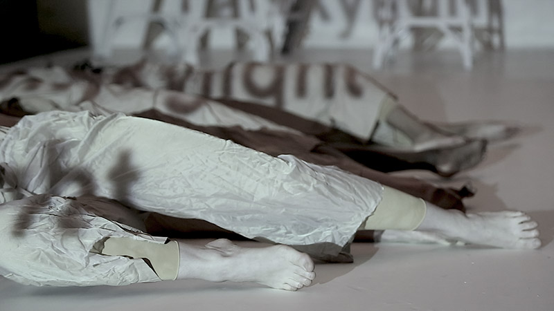 Dejha Ti Ania Catherine LA Art Show No Gold Performance Installation