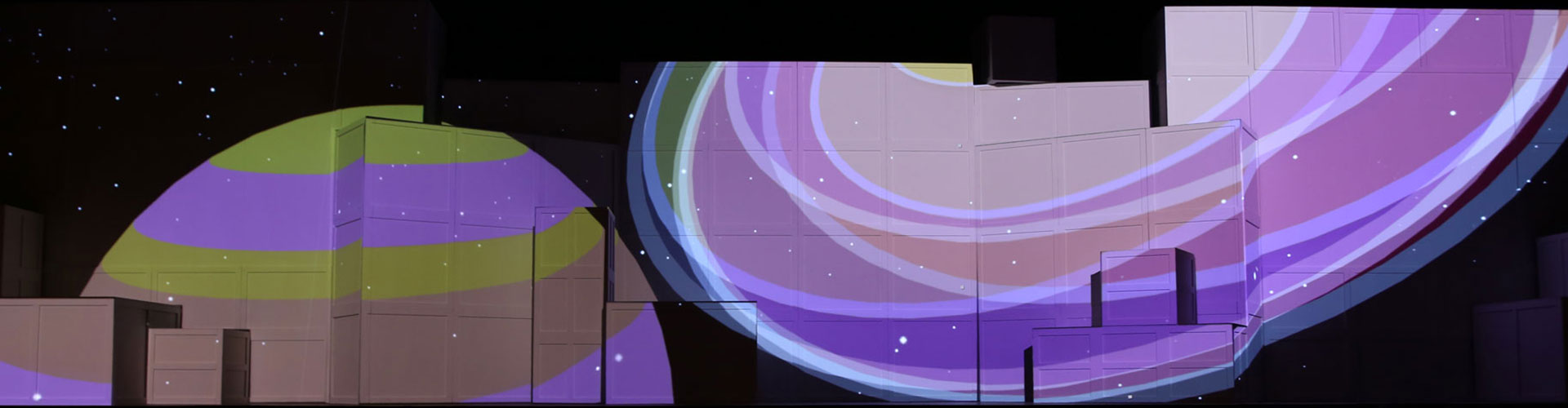 Dejha Ti Projection Mapping and Set Design