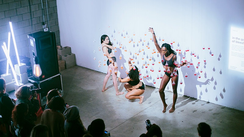Dejha Ti Ania Catherine Thinx Performance Installation