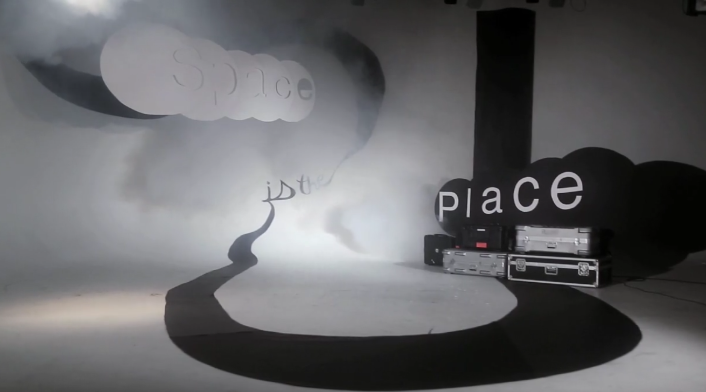 Masce - Visuals for music - Space is the Place Typography Set Design