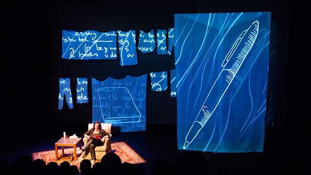 Masce - Visuals for music - Ursula Rucker Projection Mapping and Set Design