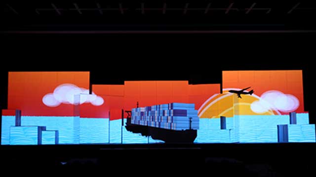 Masce - Pilot Delivers Set Design and Projection Mapping